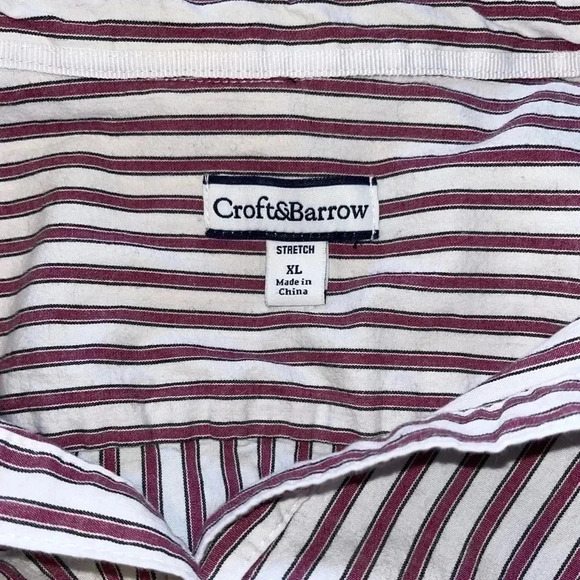 Croft & Barrow Woman 3/4 sleeve with strips - Picture 2 of 2